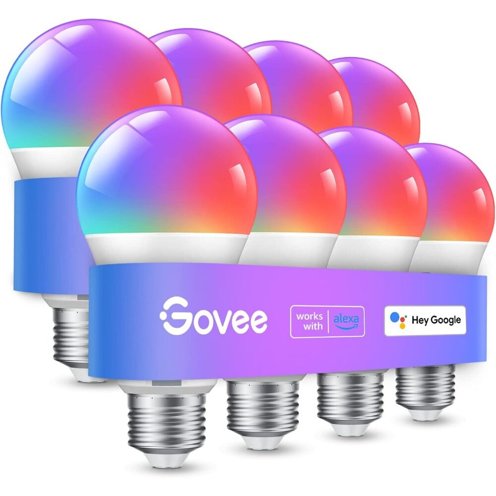 Smart Light Bulbs, WiFi Bluetooth Color Changing Bulbs, Music Sync, 54 Dynamic S